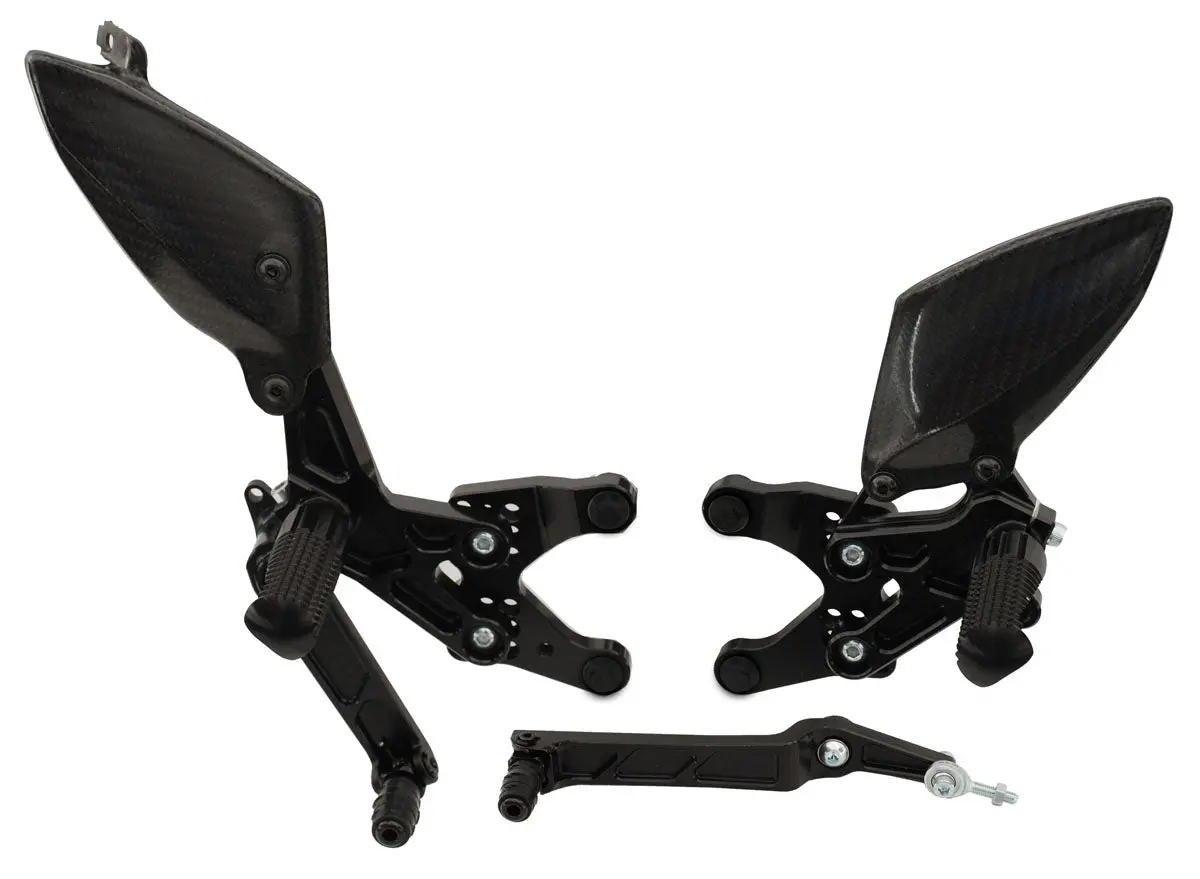 Graves Motorsports Yamaha R6 Adjustable Rearsets 2006-2022 1