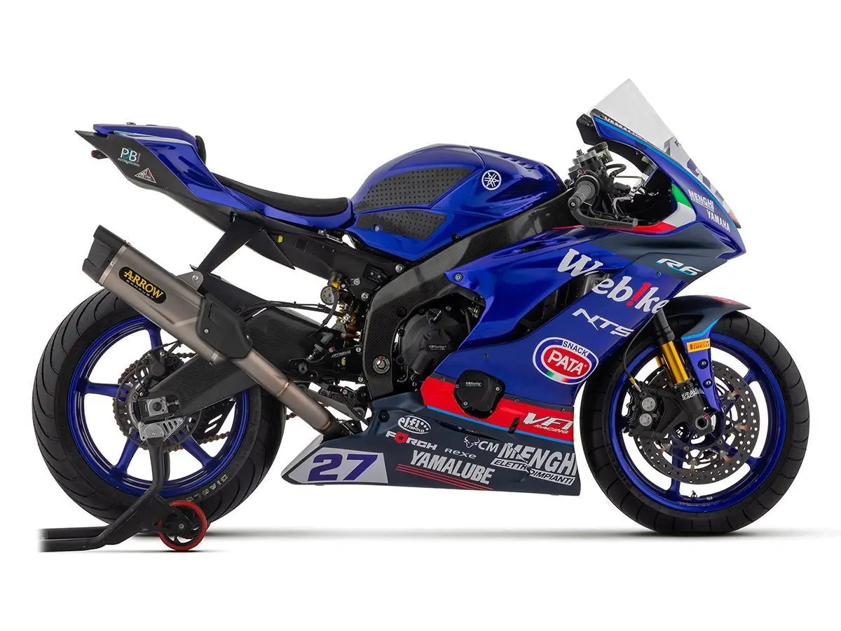 Arrow Exhaust 2017-2025 Yamaha R6 Full System Competition Evo Kit Titanium 71218Ckr 1