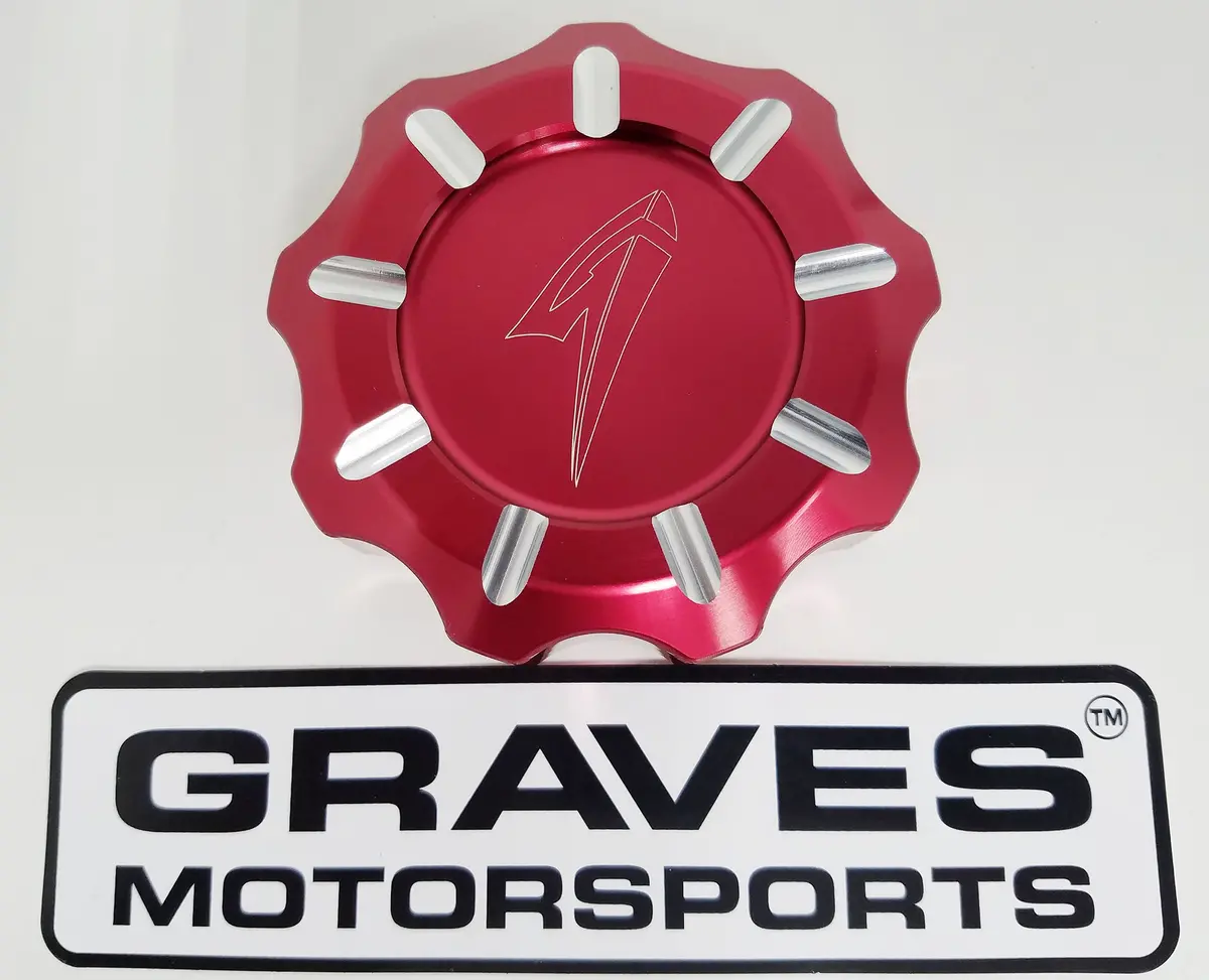 Kawasaki Teryx Krx 1000 Billet Machined Gap Cap - Red 1