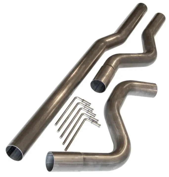 Speedfactory Racing 3" Stainless Steel Mandrel Bent Cat-Back Exhaust Piping Kit 1