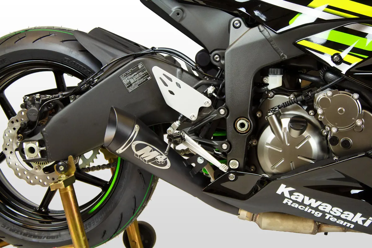 M4 Exhaust Gp19 Black Slip On 2009 - 2025 2026 Zx6r Zx6 Ka6922-Gp19 1