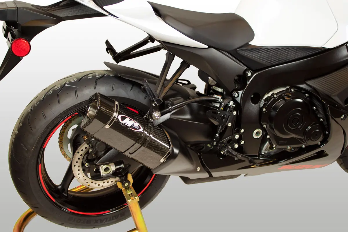 M4 Exhaust Mc36 Carbon Fiber Slip On 2011-2024 Gsxr600/750 Su6114 1