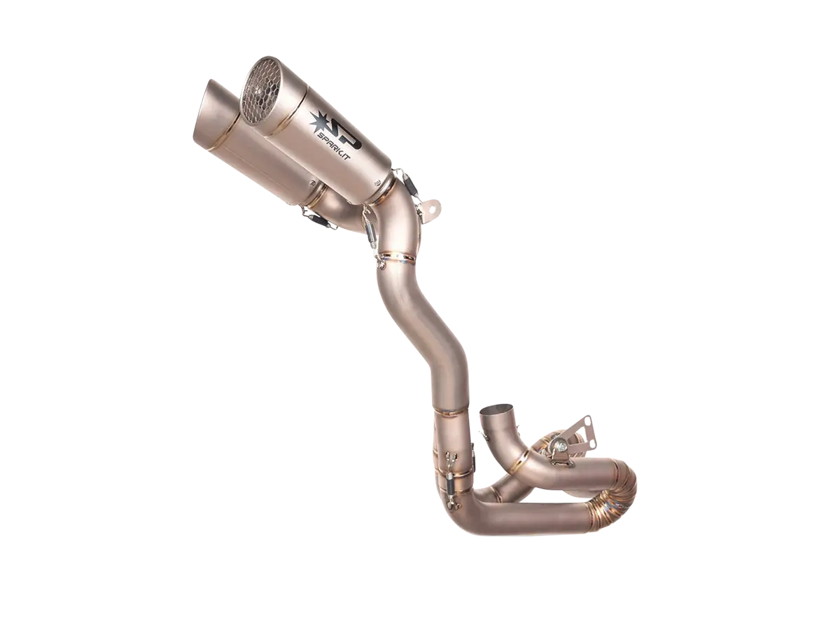 Spark Ducati Panigale V4 R/S "Double Grid-O" Titanium Semi-Full Exhaust System 1
