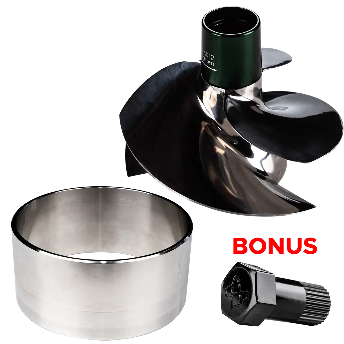 Solas 13/18 Seadoo Rxp-X, Rxt-X & Gtx Ltd 300 Impeller, Pump Liner & Tool Combo 1