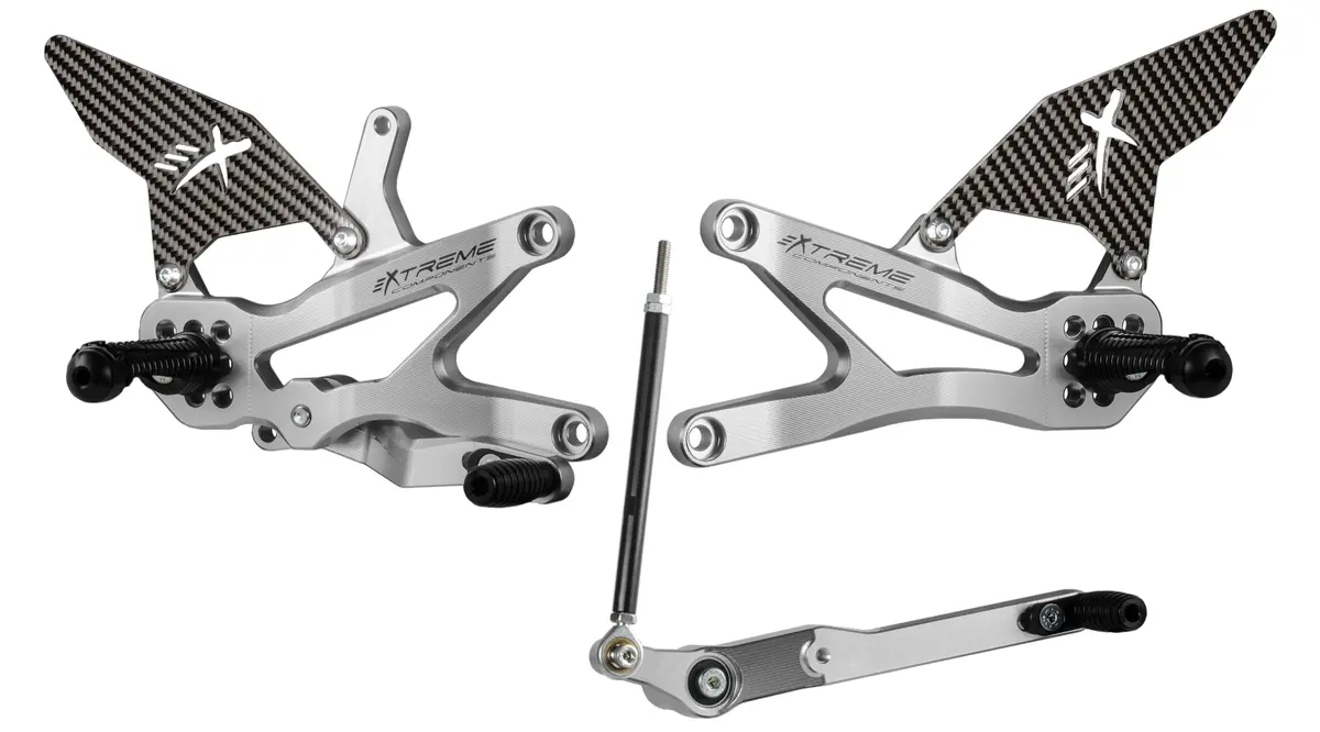 2020+ Gp Evo Cbr 1000 Rr-R / Sp  Reverse Shift) With Carbon Heel Guards (Silver) 1