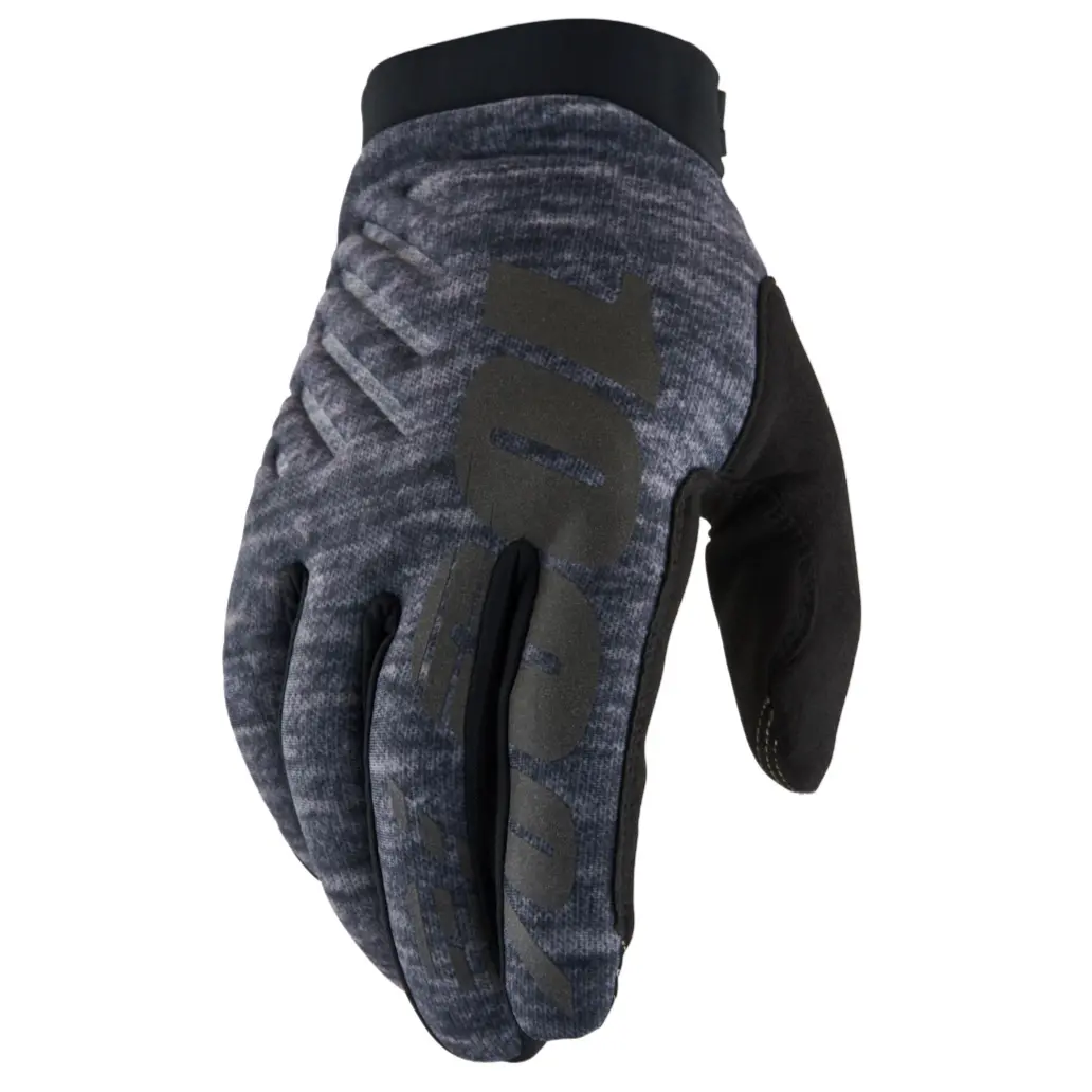 100% Brisker Cold Weather Glove - Heather Grey 1