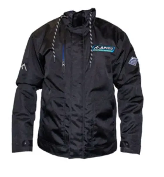 Apico Factory Racing Winter Coat - Black 1