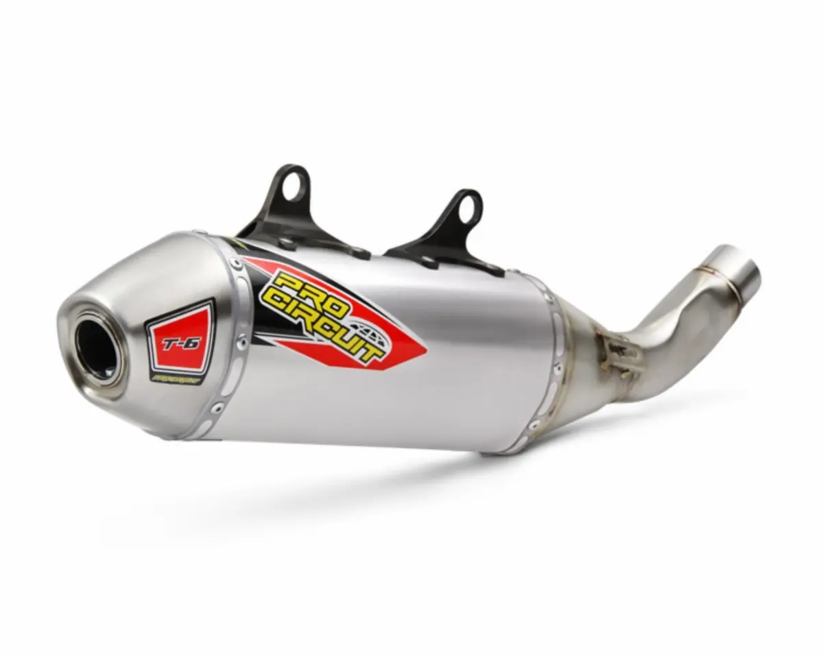 Pro Circuit T-6 Stainless Slip On Silencer - Husqvarna Fc 1