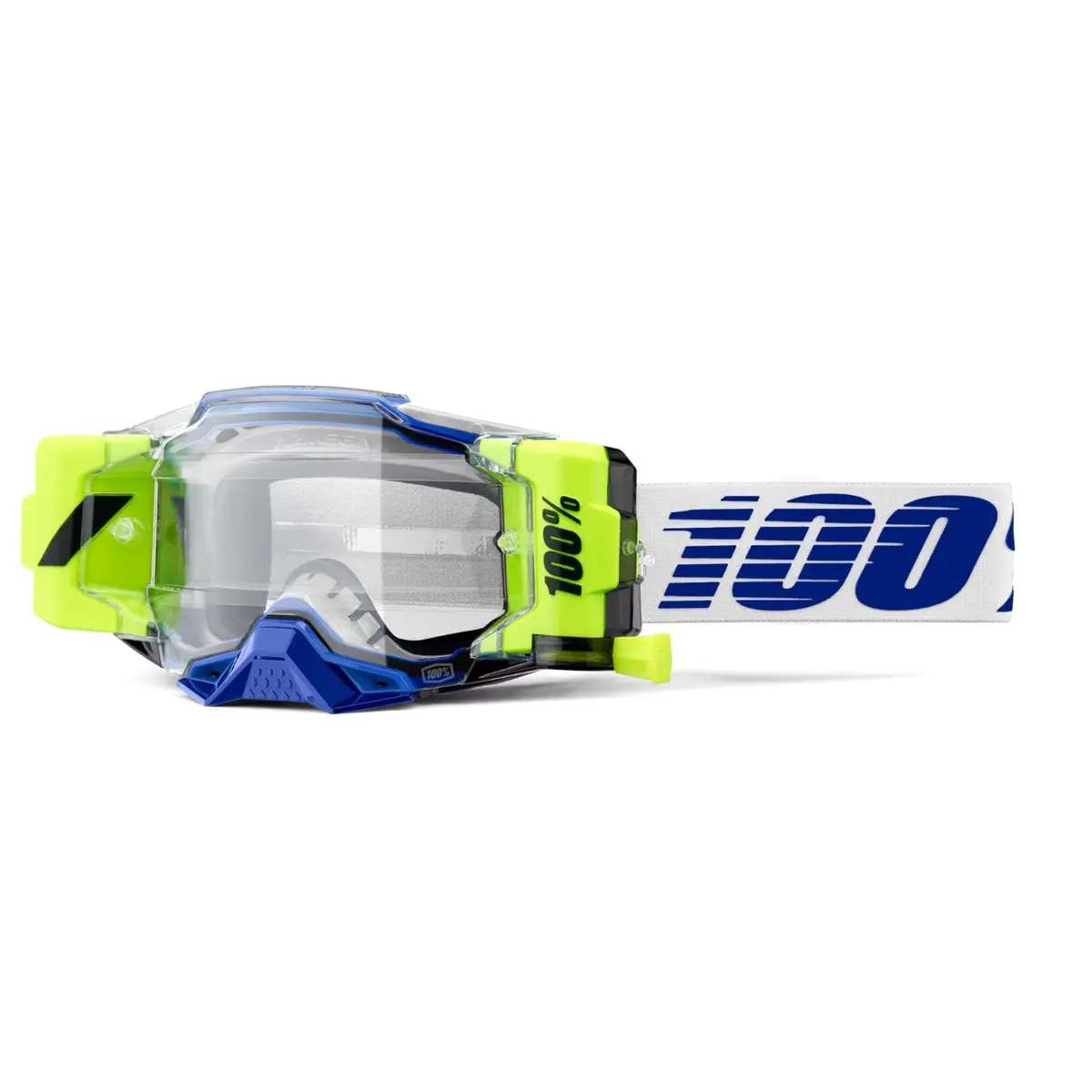 100% Armega Forecast Goggle Blue - Clear Lens 1