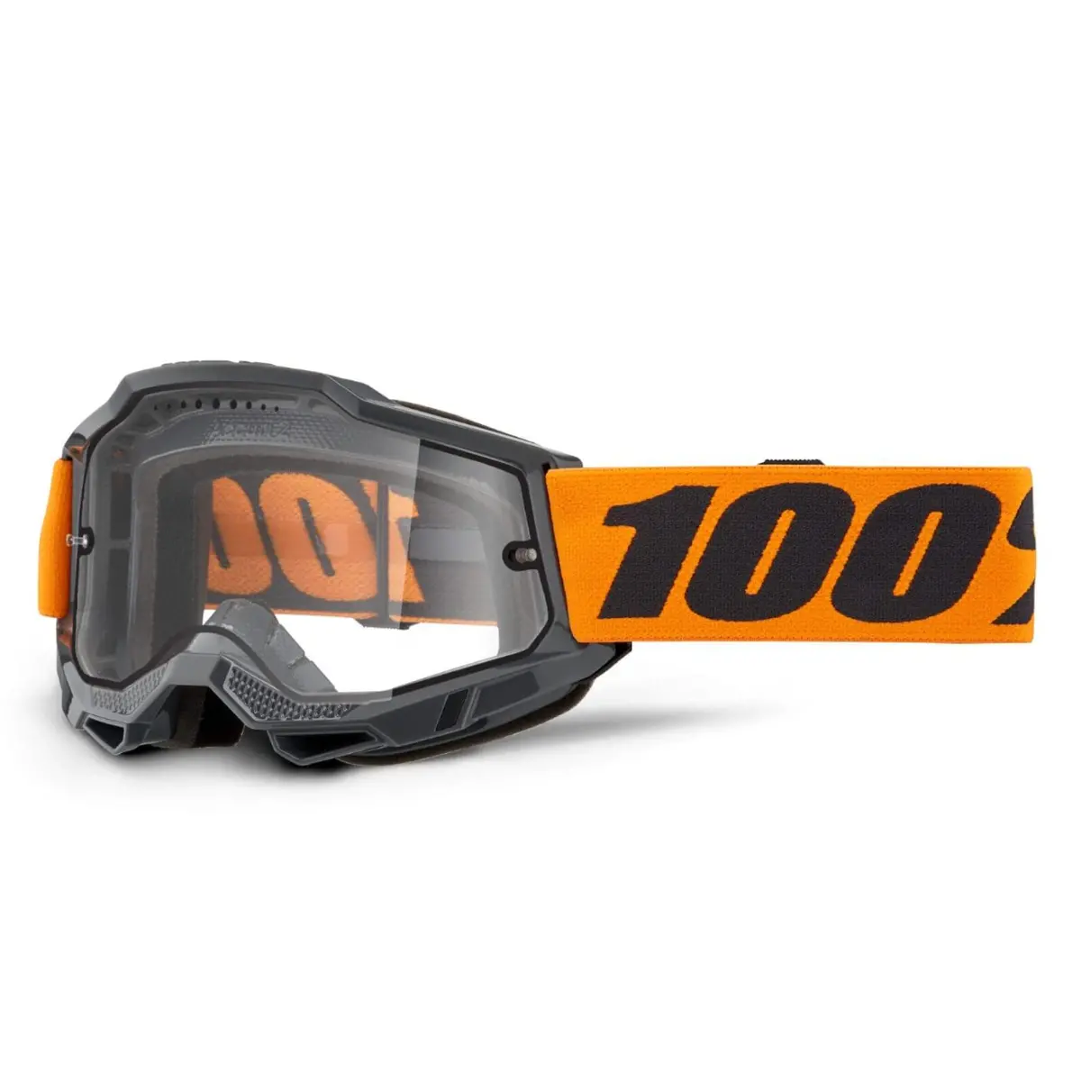 100% Accuri 2 Mtb Goggle Clear Lens - Orange 1
