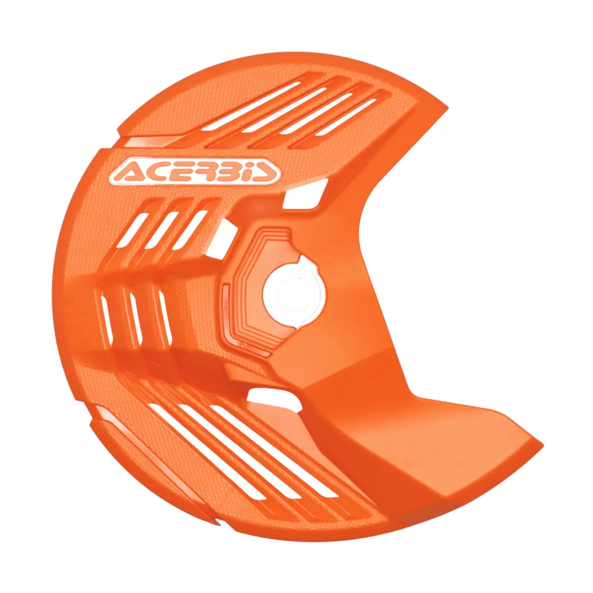 Acerbis Linear Ktm Orange Front Disc Protector - Axle Nut Mounted 1