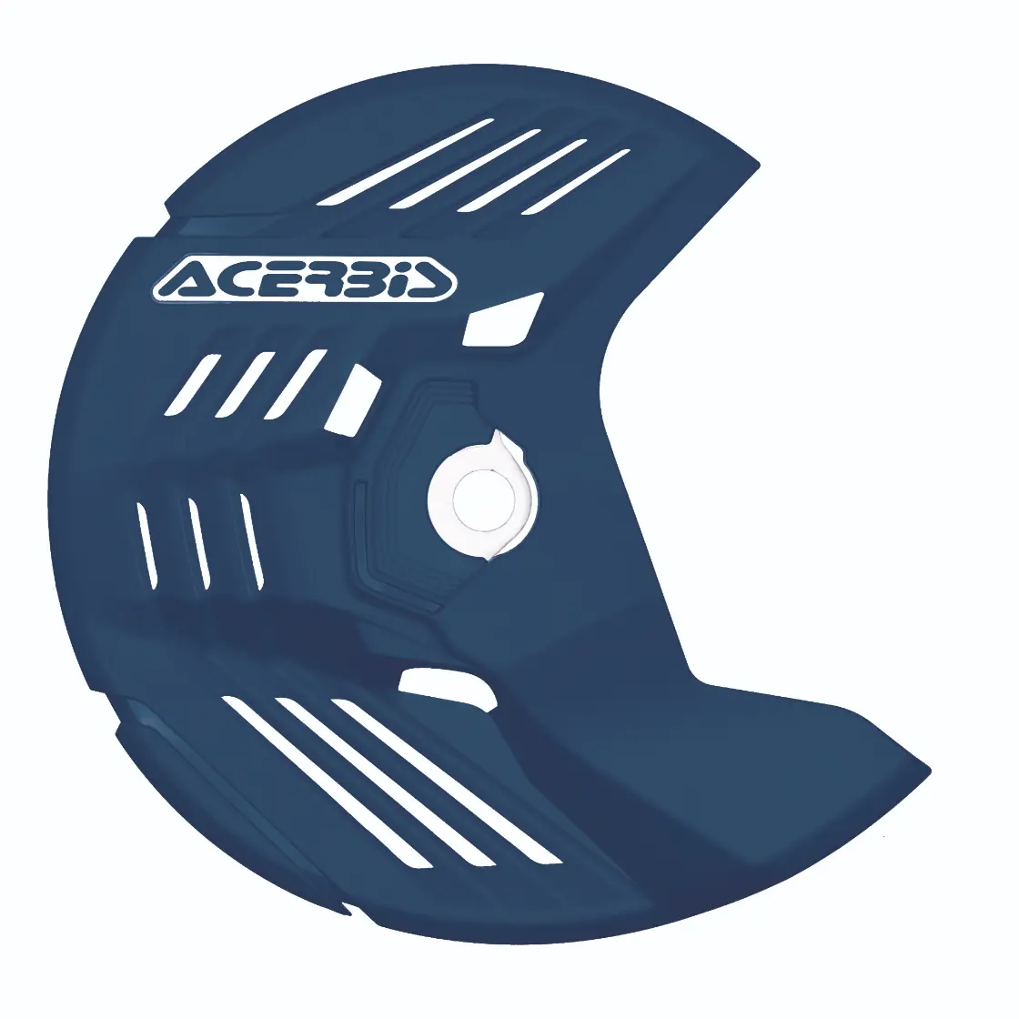 Acerbis Linear Husqvarna Blue Front Disc Protector - Axle Nut Mounted 1
