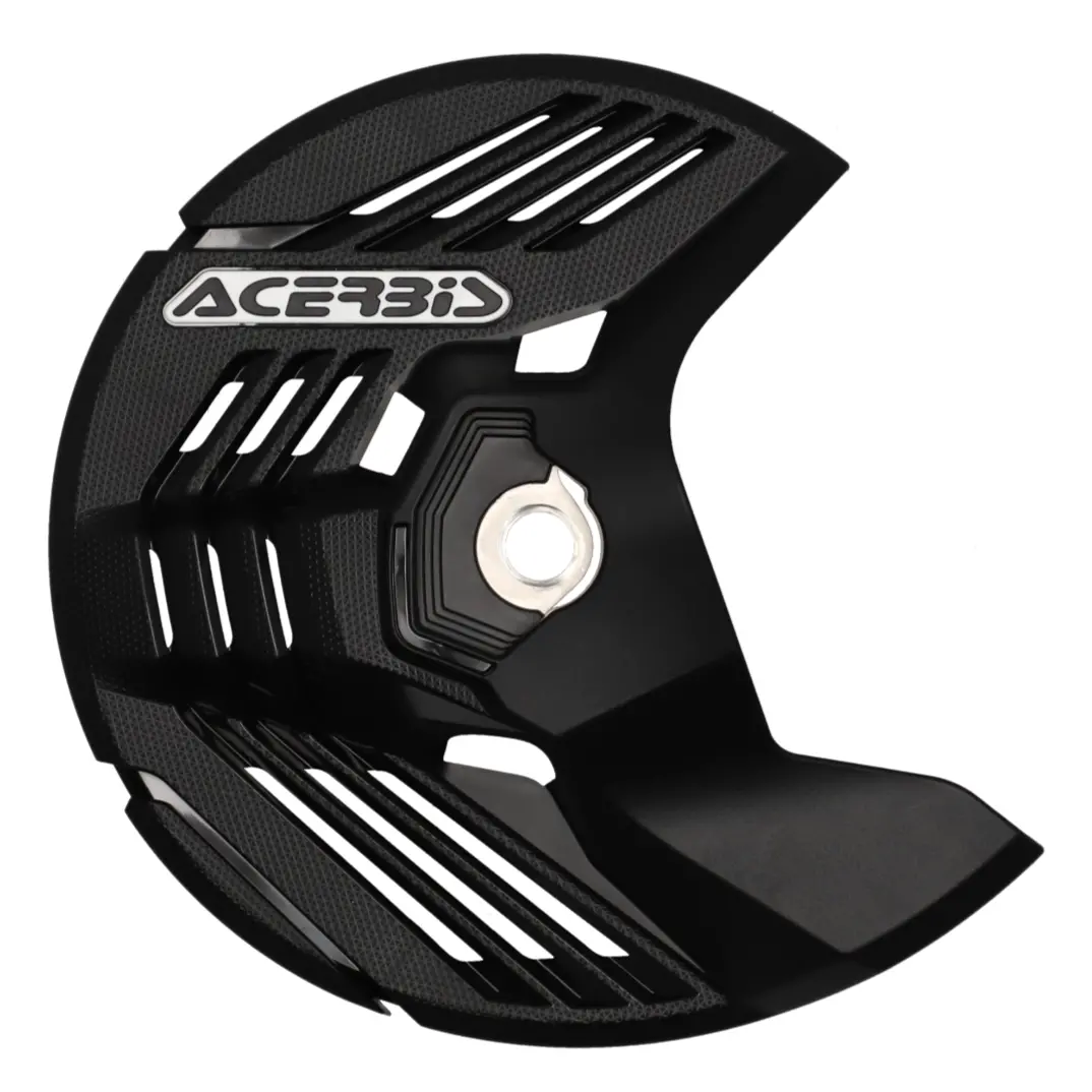 Acerbis Linear Yamaha Black Front Disc Protector - Axle Nut Mounted 1