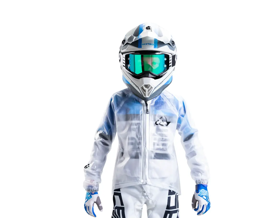 Acerbis Transparent 3.0 Kids Motocross Rain Jacket 1