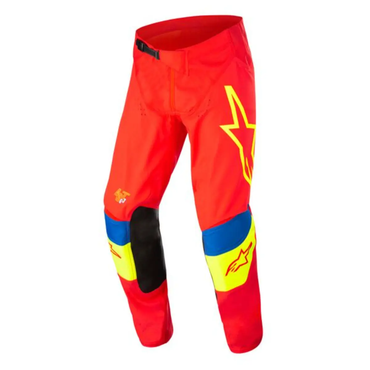 Alpinestars Techstar Quadro Red Yellow Flo 1
