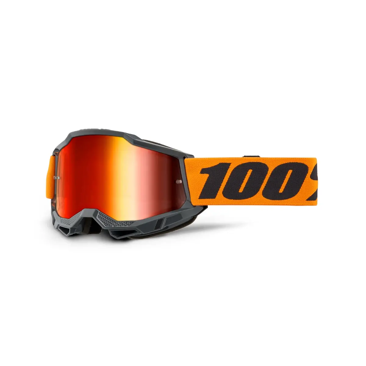 100% Accuri 2 Goggle Orange - Mirror Red Lens 1
