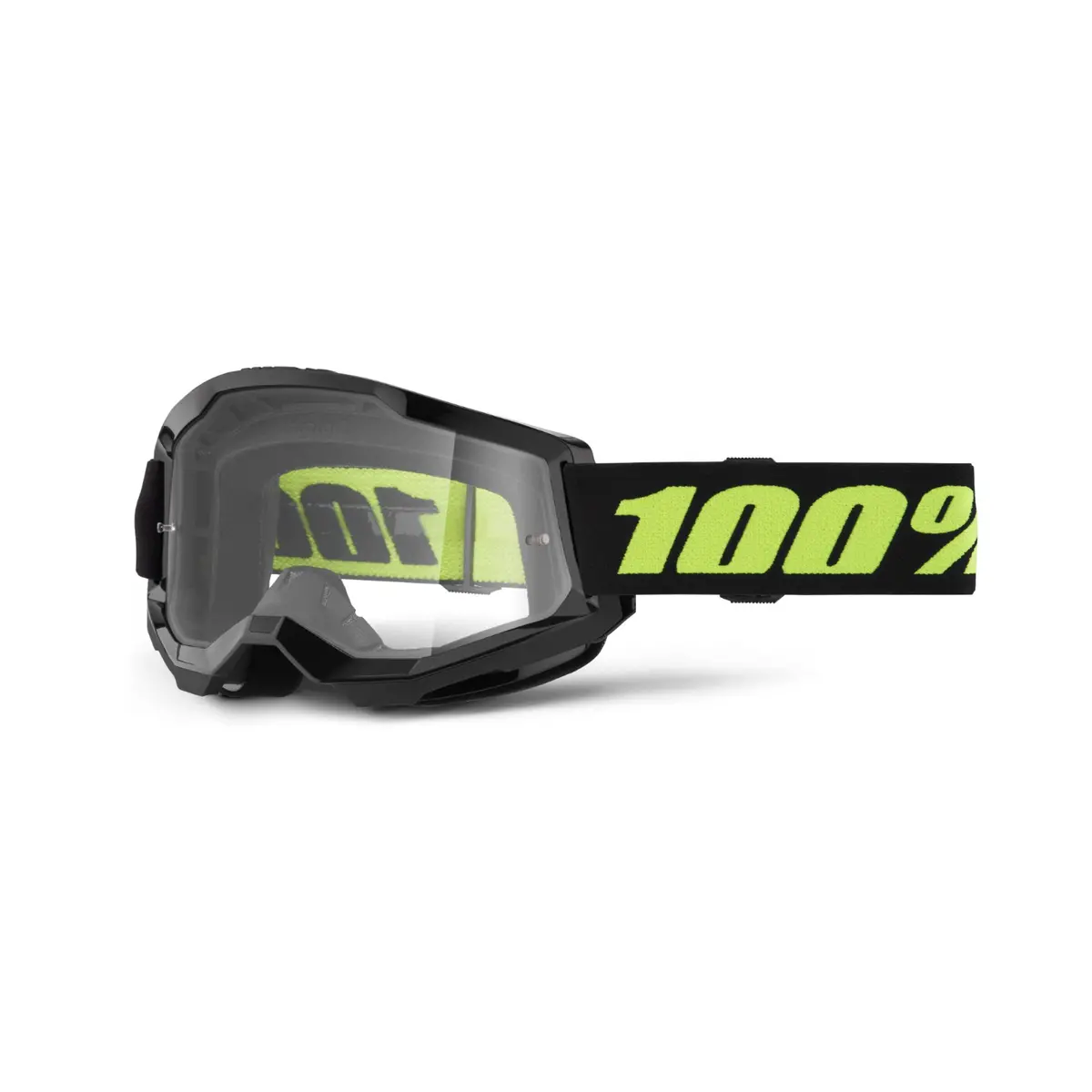 100% Strata 2 Goggle Solar Eclipse - Clear Lens 1