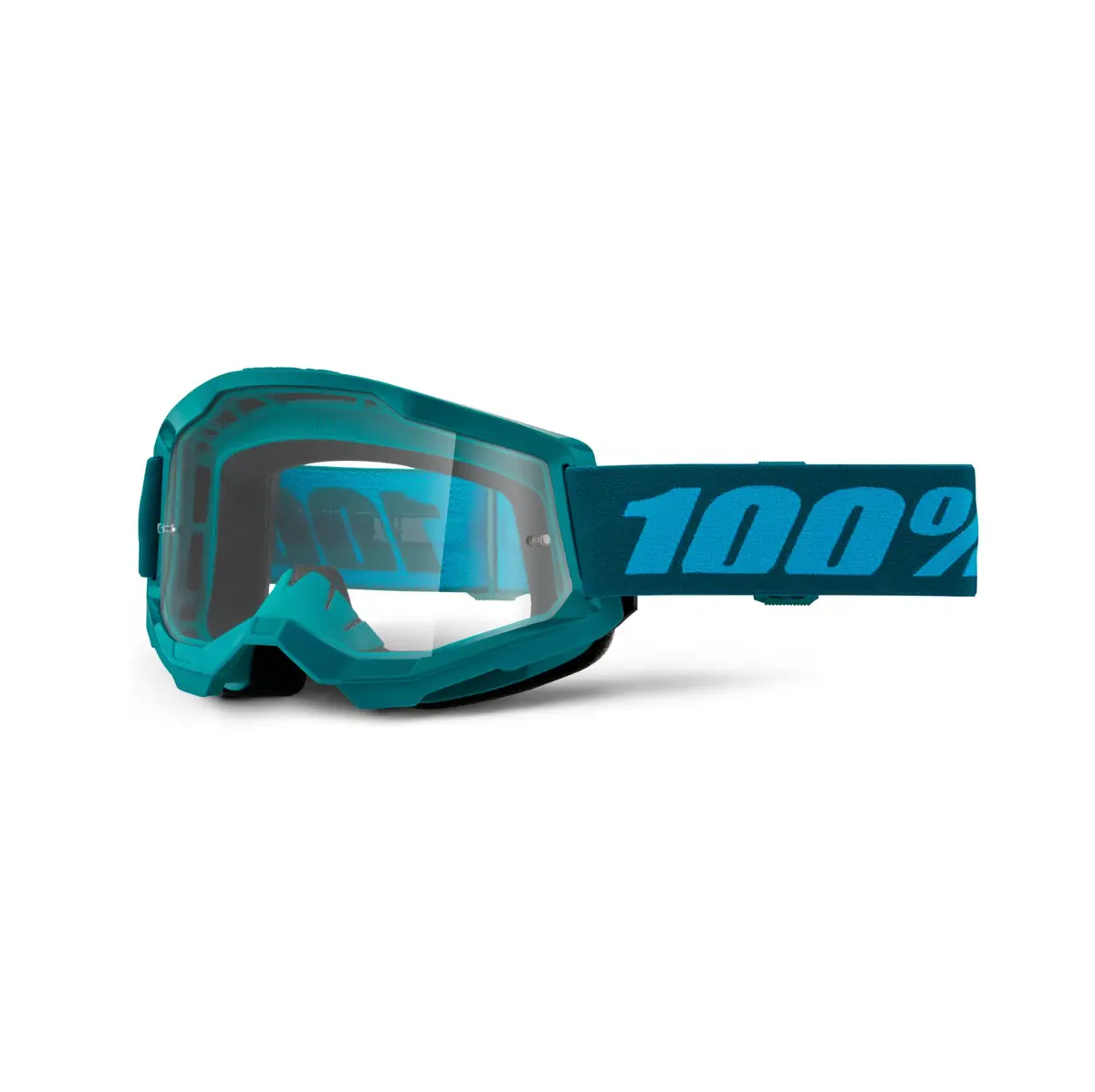 100% Strata 2 Goggle Stone - Clear Lens 1
