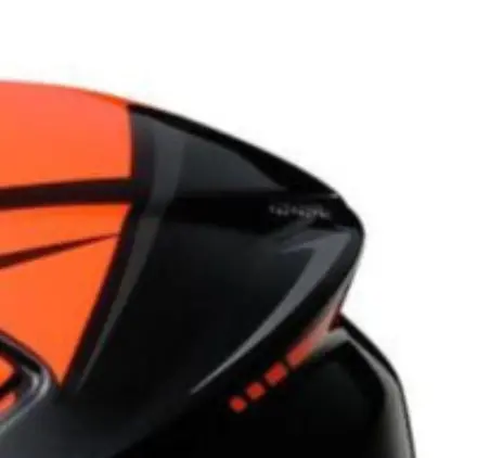 Shoei Vfx-Wr 06 Jammer Helmet Tc-8 Black Orange 2