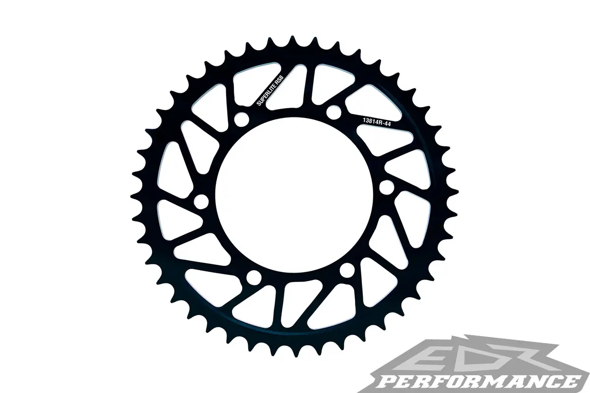 15-16, R1, R1m, Superlite, Rs8-R, 520, Pitch, Black, Hard, Anodized, Aluminum, Rear, Race, Sprocket 1