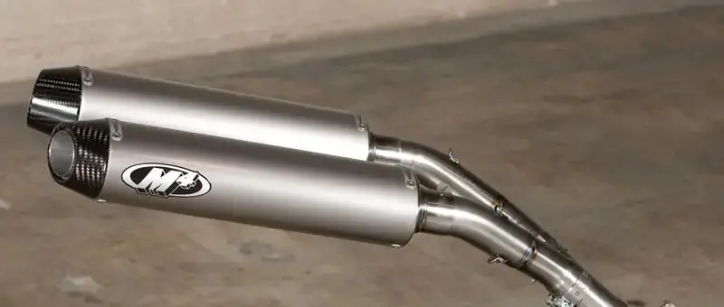 M4 Exhaust Undertail Titanium Slip Ons 2007-2008 R1 Ya9726 1