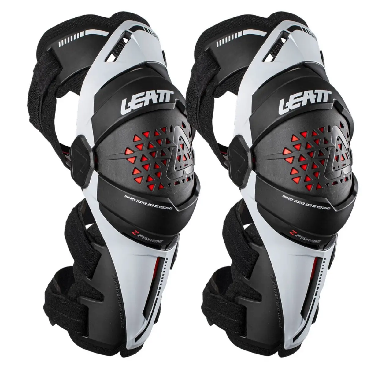 Leatt Z Frame Black White Adult Knee Braces 1