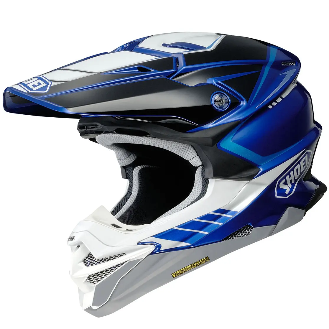 Shoei Vfx-Wr 06 Jammer Helmet Tc-2 Blue Black 1