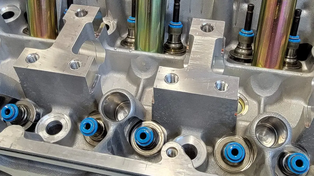 Install Valve Seals In Cylinder Heads 1