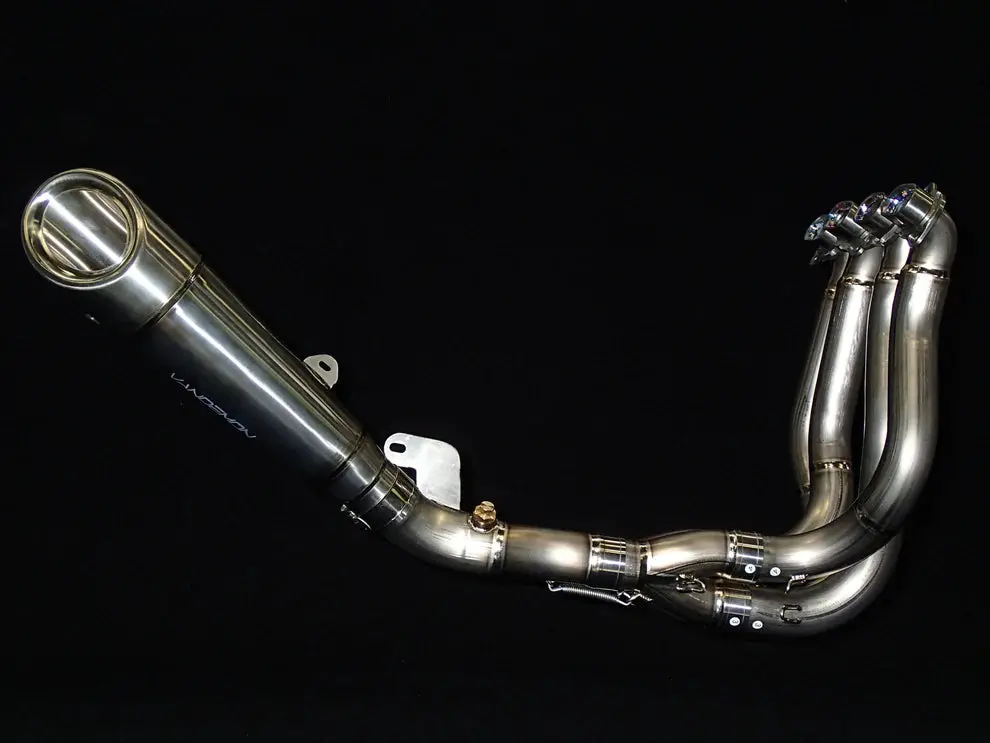 Vandemon Performance Kawasaki Ninja H2 & H2r Brushed Titanium Exhaust System 2015-2024 1