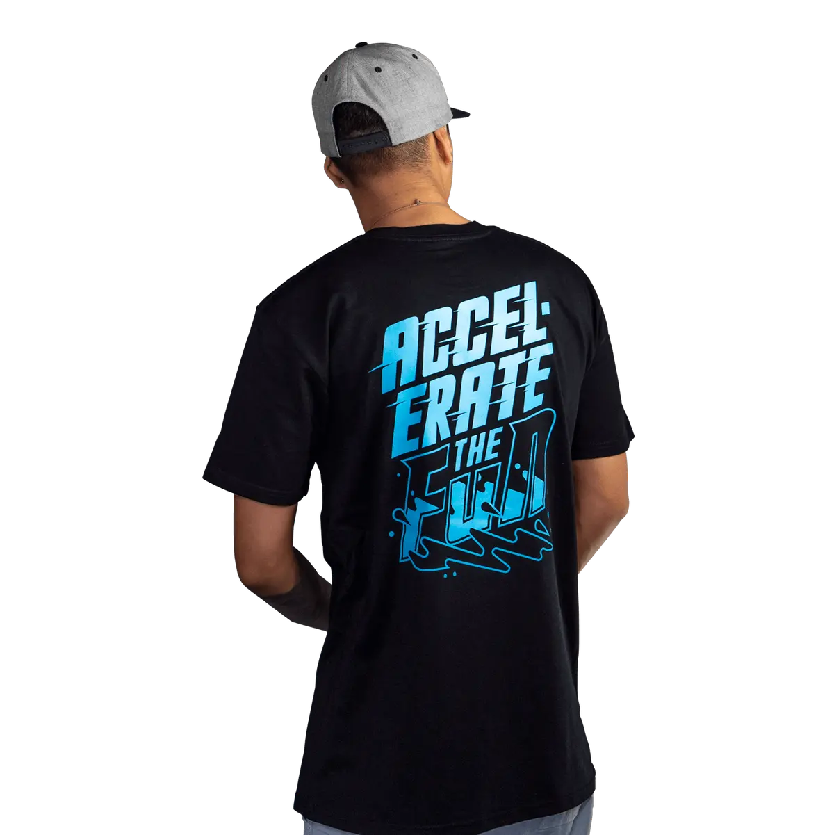 Black/Blue Accelerate Short Sleeve T-Shirt 1
