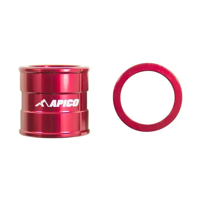 Apico Rear Aluminium Honda Wheel Spacers - Red 1