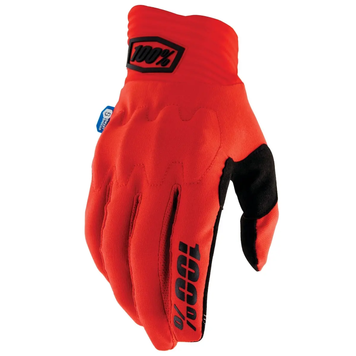 100% Cognito Smart Shock Gloves Red 1