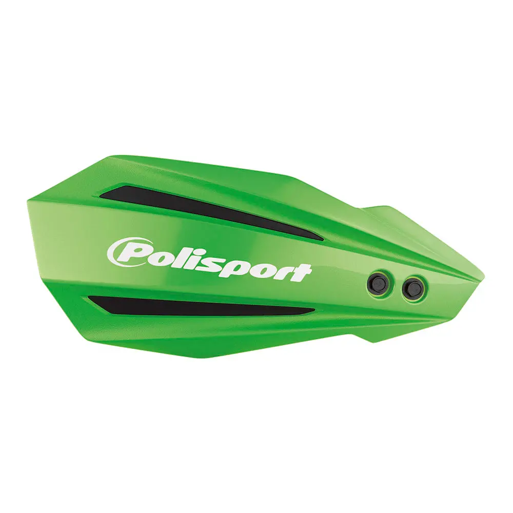 Polisport Green Bullit Handguards - Kawasaki 1