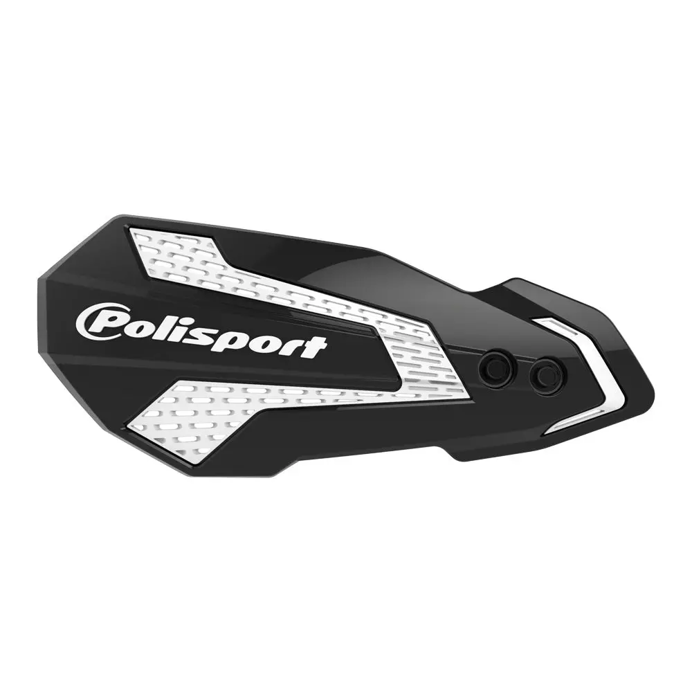 Polisport Black White Mx Flow Handguards - Honda 1