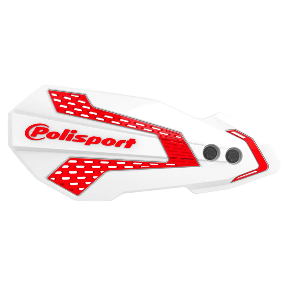 Polisport White Red Mx Flow Handguards - Gasgas 1