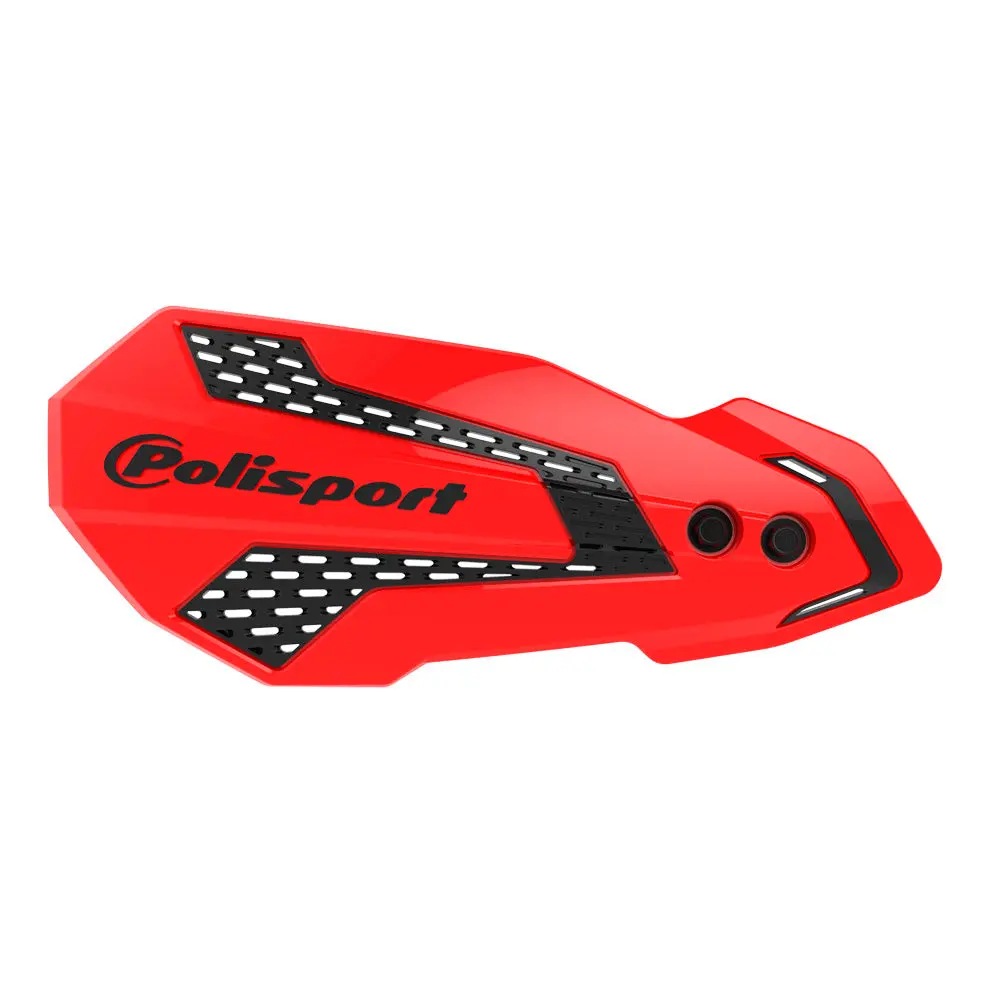 Polisport Black White Mx Flow Handguards - Honda 1