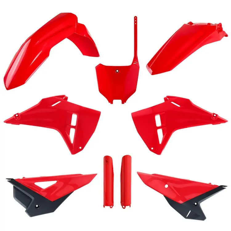 Polisport Honda Restyle Plastic Box Kit (Crf 2025) - Red 2