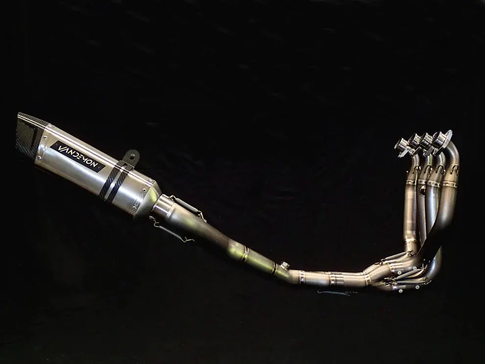 Vandemon Performance Kawasaki Zx10r & Zx10rr Titanium Exhaust & Carbon Fiber Muffler Zx-10R 2011-2024 1