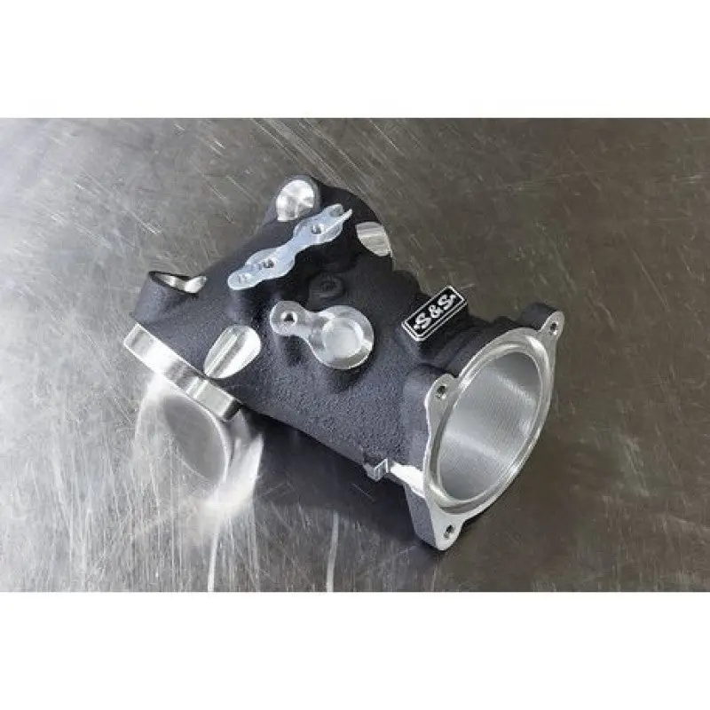 S&S Cycle M8 Models Premium 55Mm Cnc Ported Manifold - Black 1