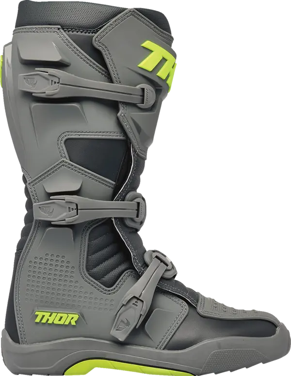 Thor Blitz Xr Kids Youth Motocross Boots Grey Charcoal 2