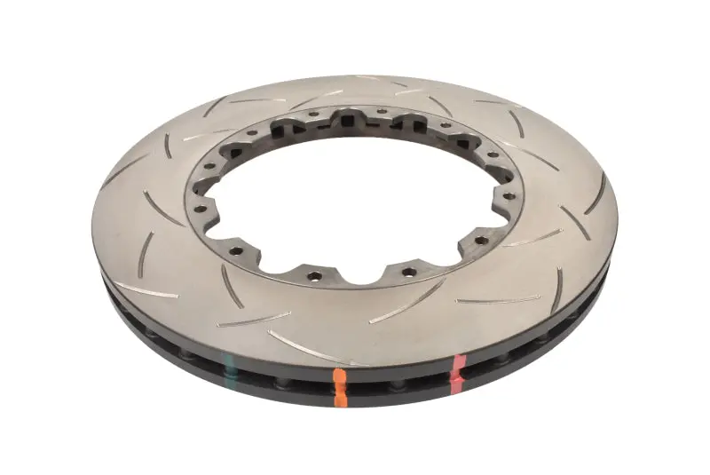 Dba 2021+ Dodge Challenger Hellcat 5000 Series 2-Piece T3 Slotted Front Brake Rotor W/M6 Nuts 1