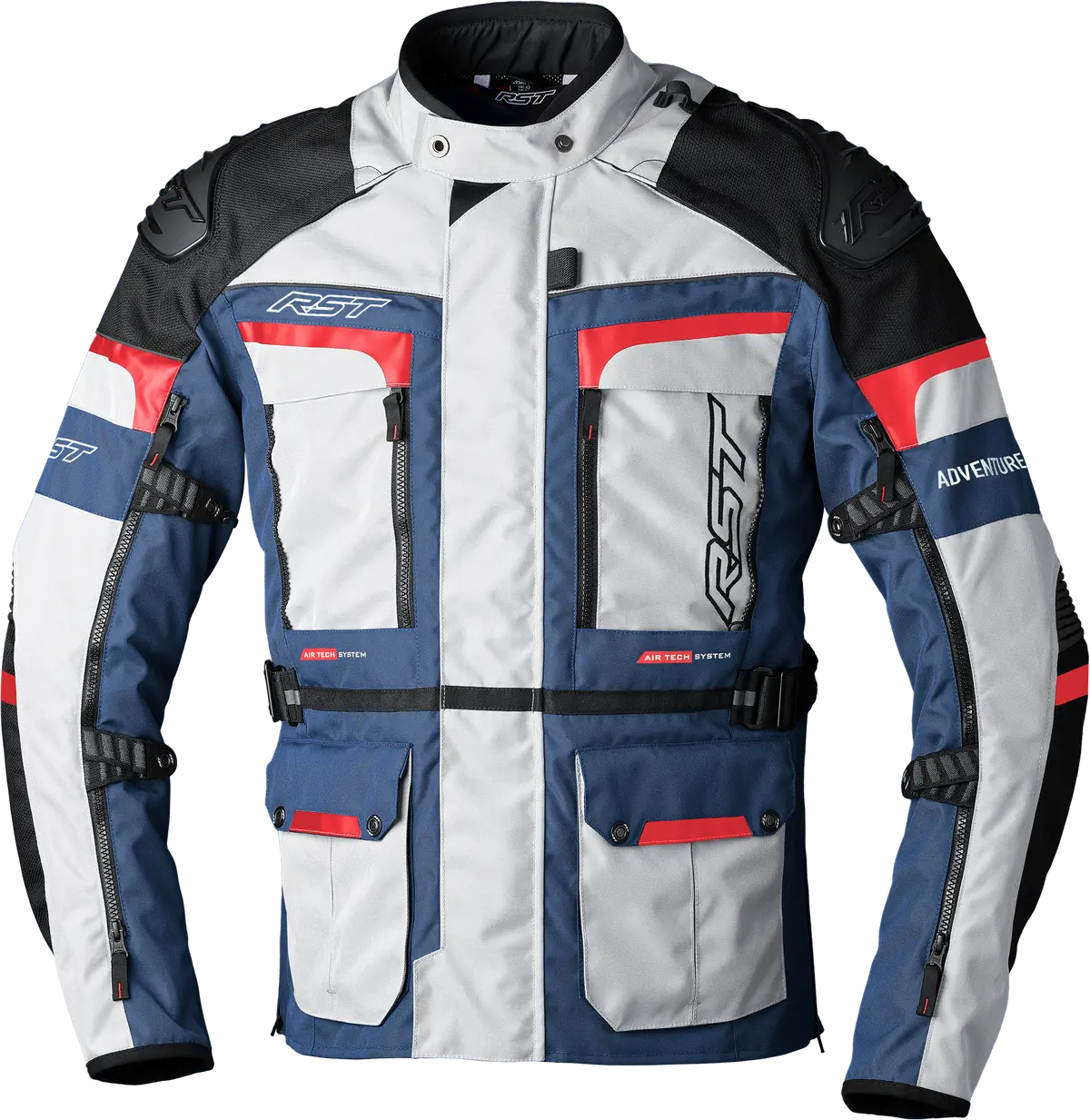 Rst Pro Series Adventure-X Ce Jacket Sil/Blu/Red Textile Md 102409Blu2-42 1