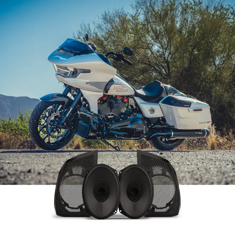 Rockford Fosgate 24+ Harley-Davidson Tms Cut-In Baglid Speaker Kit 1