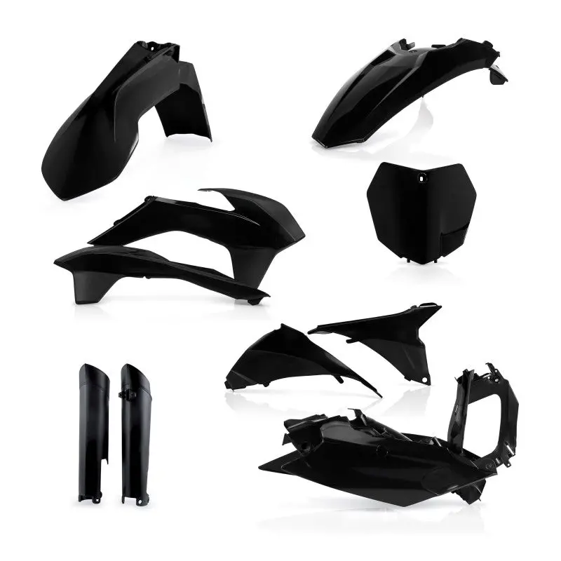 Acerbis 13-15 Ktm Sx/Sx-F/Xc/Xc-F 125-450 Full Plastic Kit - Black 1