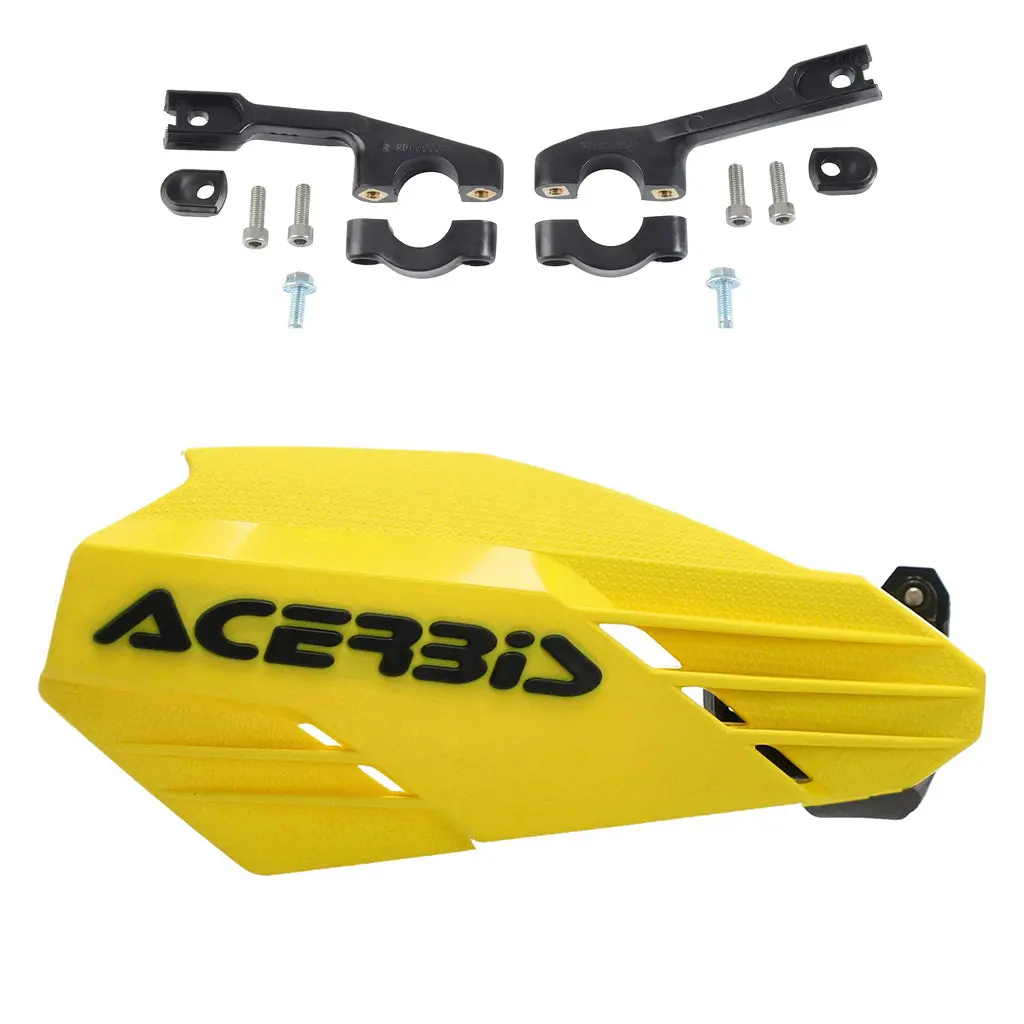 Acerbis Linear Handguards Yellow Black 1