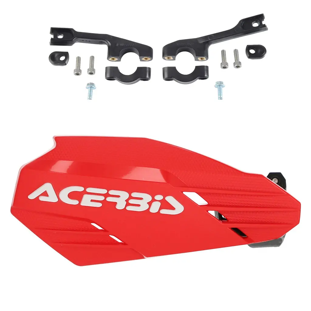 Acerbis Linear Handguards Red White 1
