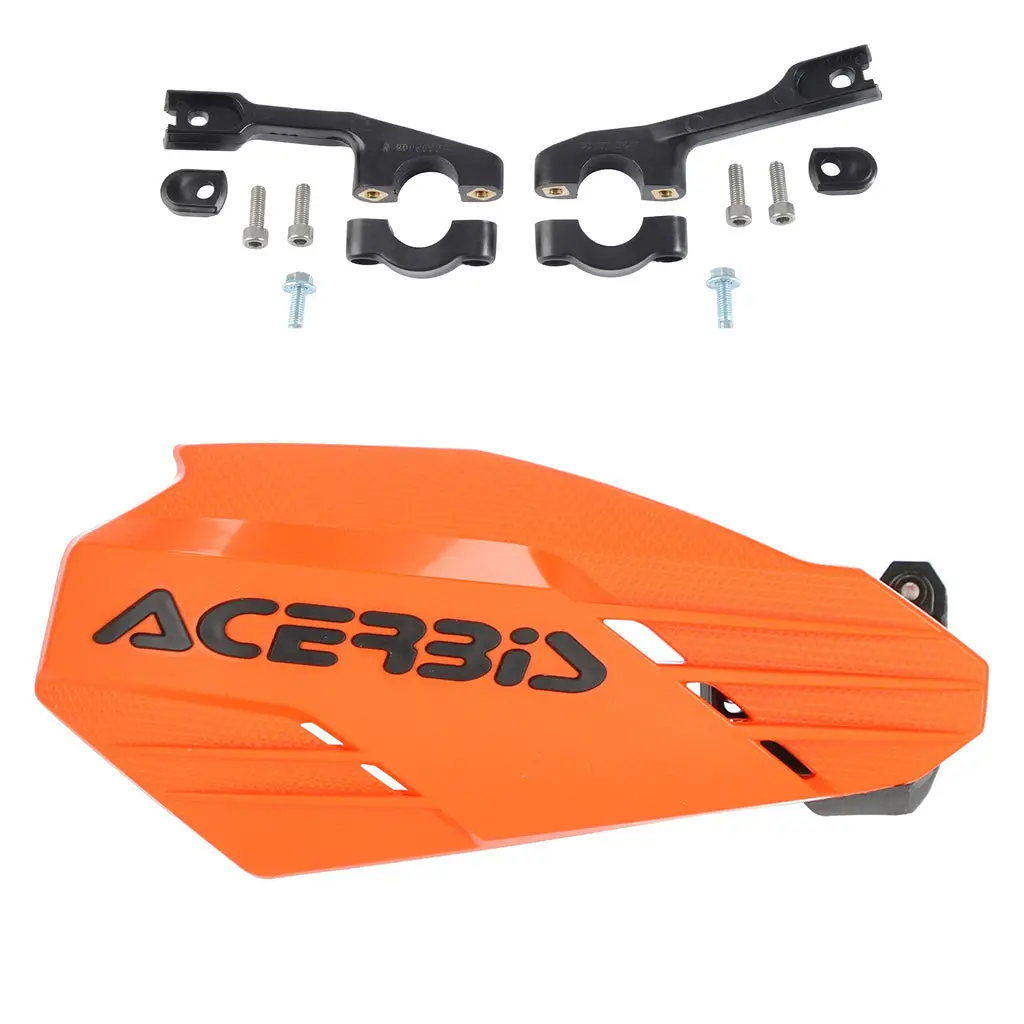 Acerbis Linear Handguards Orange Black 1