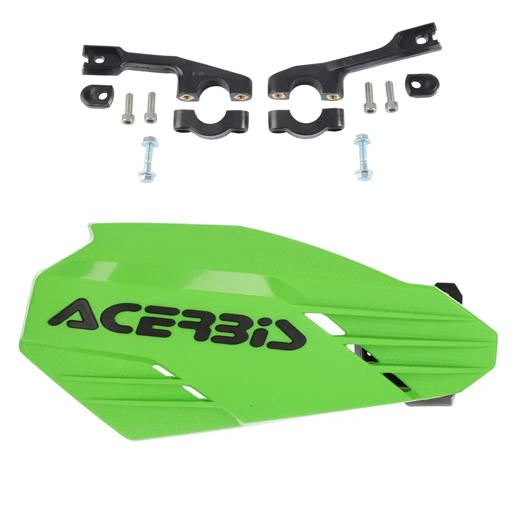 Acerbis Linear Handguards Green White 1