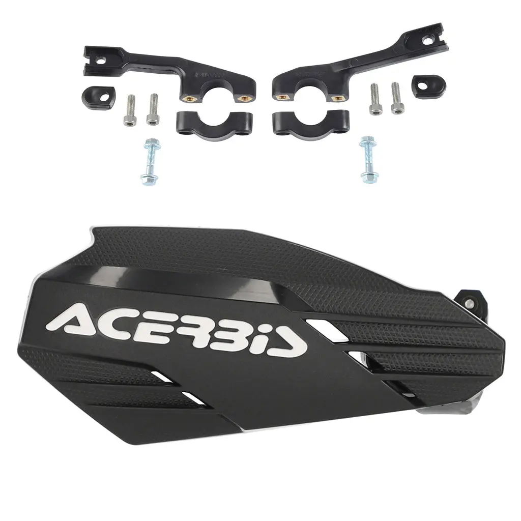Acerbis Linear Handguards Black White 1