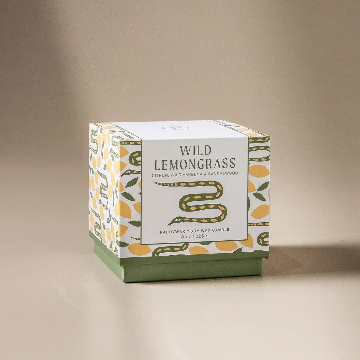 Adopo 226G Snake Candle - Wild Lemongrass 1